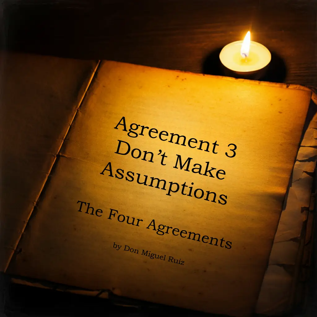 Agreement 3 Don’t Make Assumptions