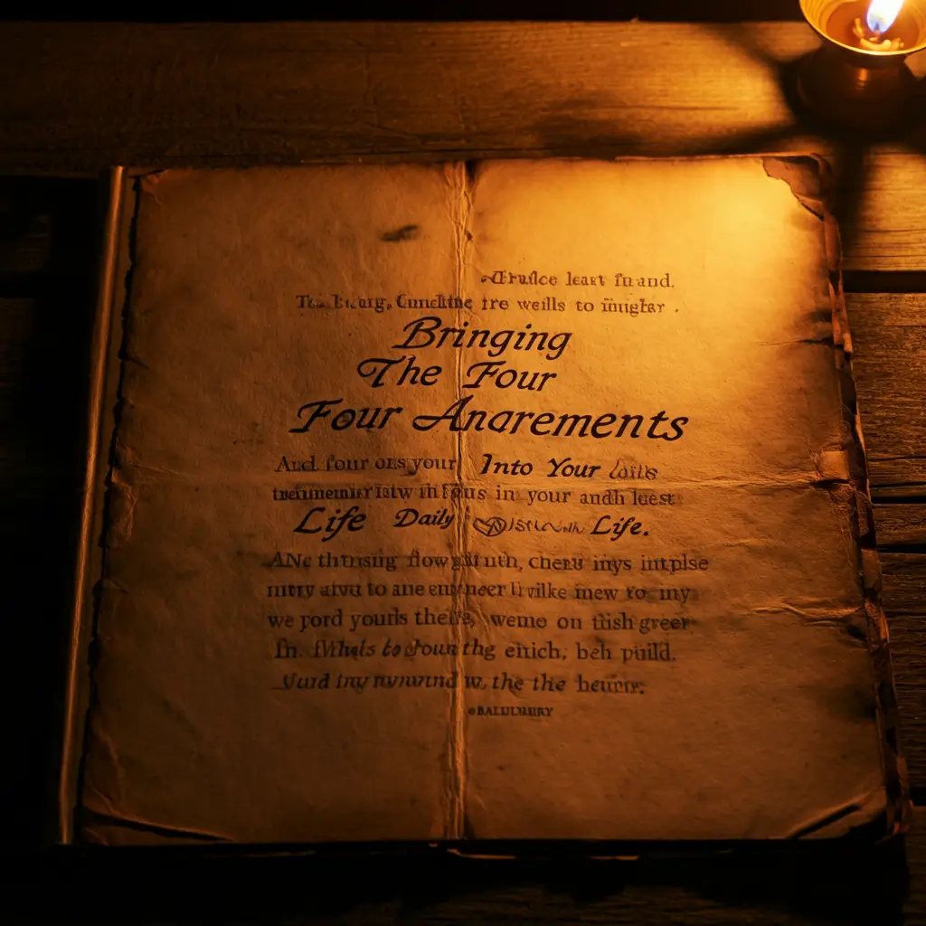 Bringing The Four Agreements Into Your Daily Life